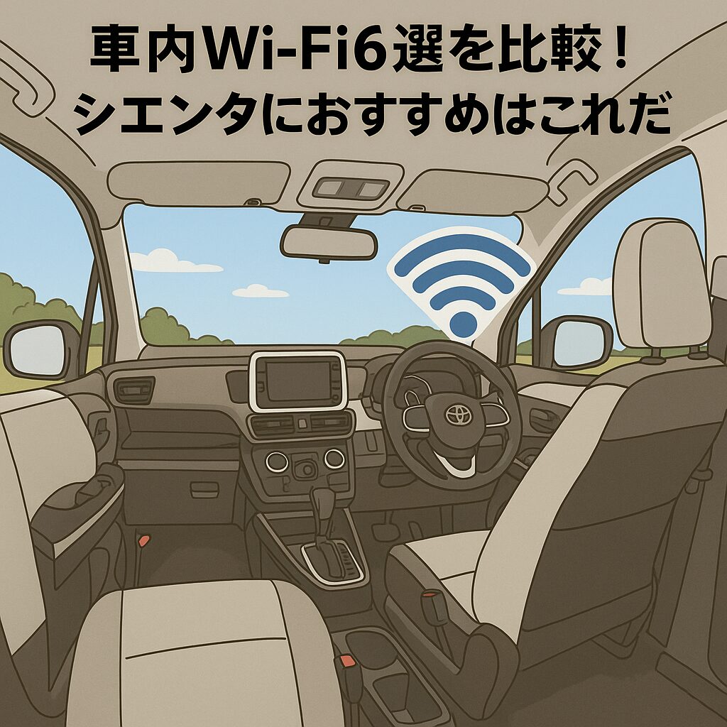 シエンタ車内Wi-Fi比較