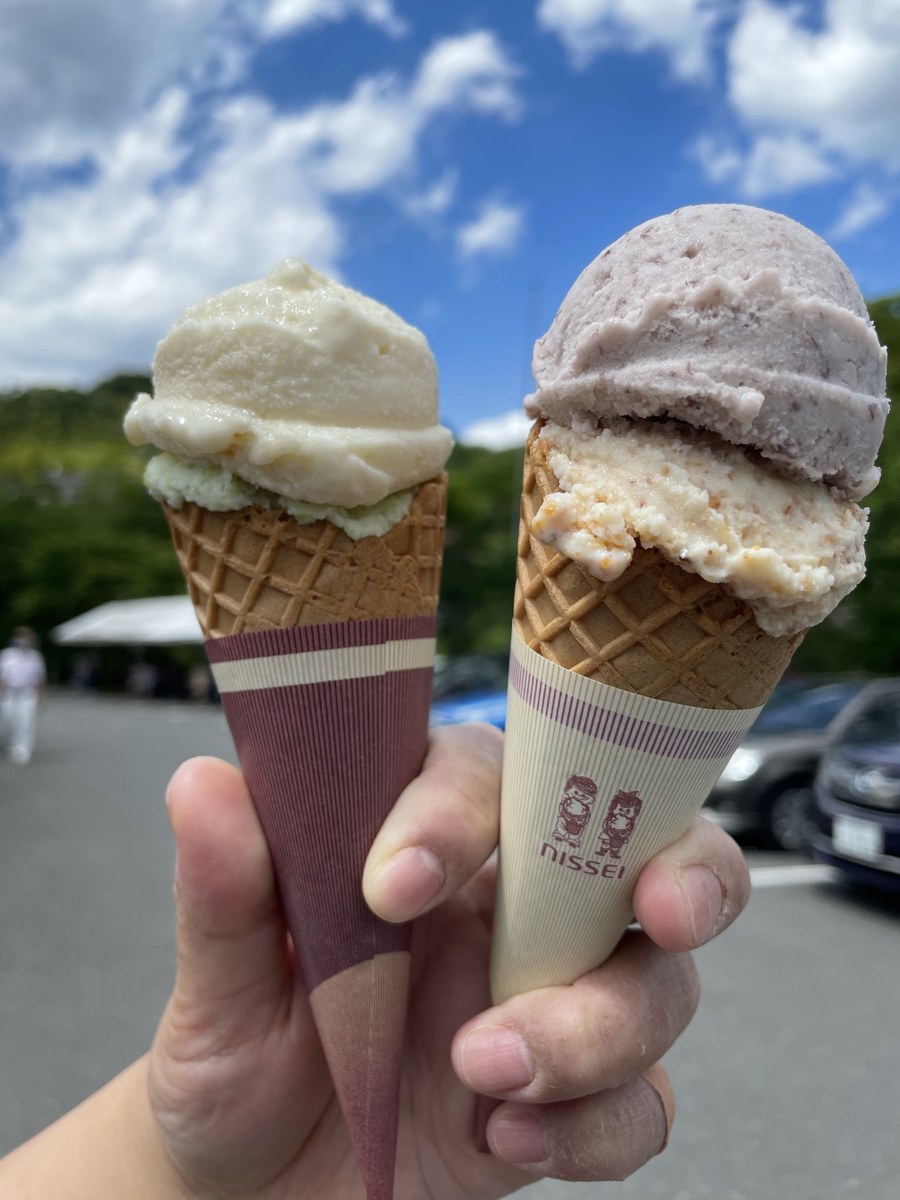 見山の郷のジェラート