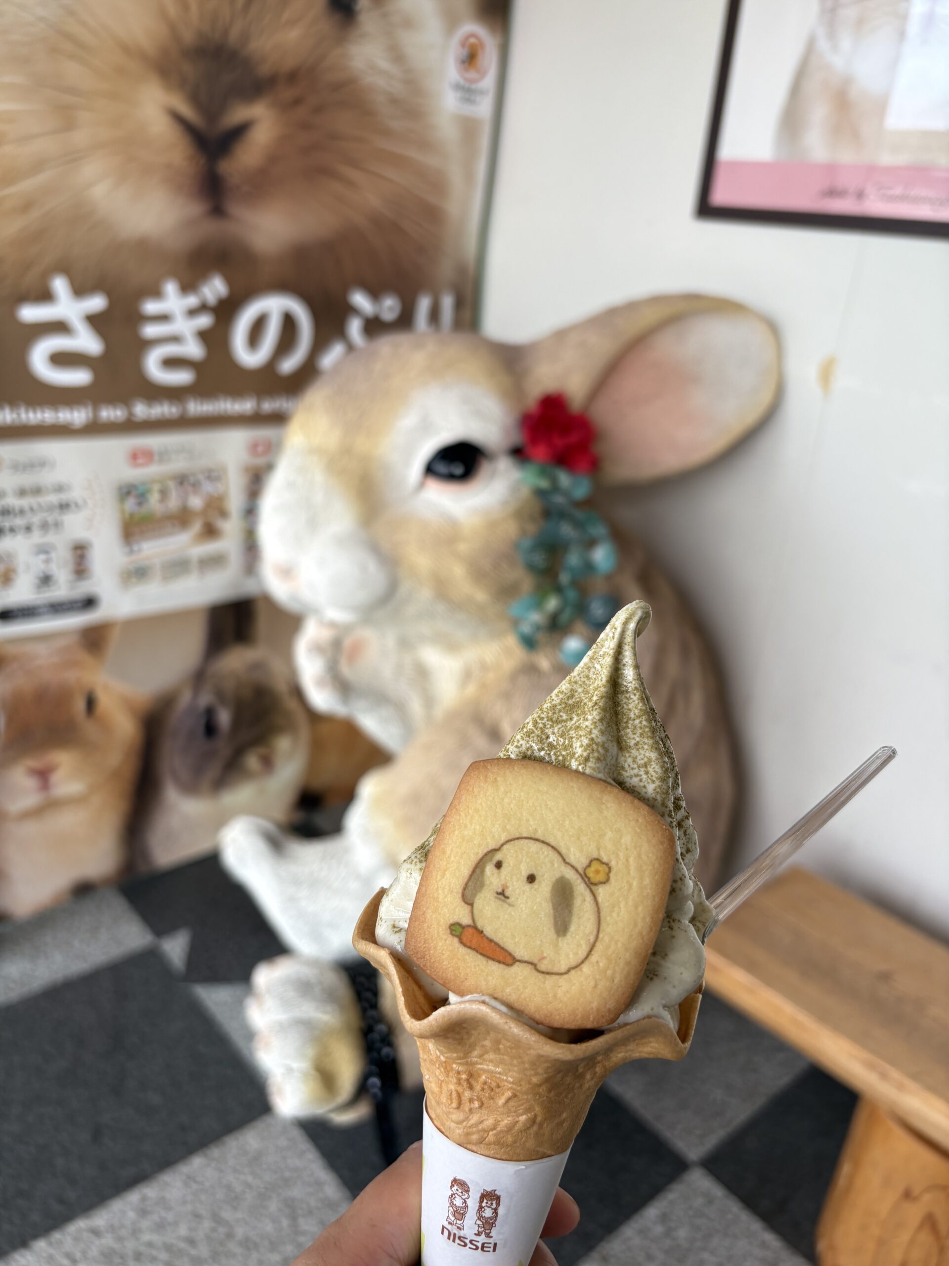 月うさぎの里 ソフトクリーム