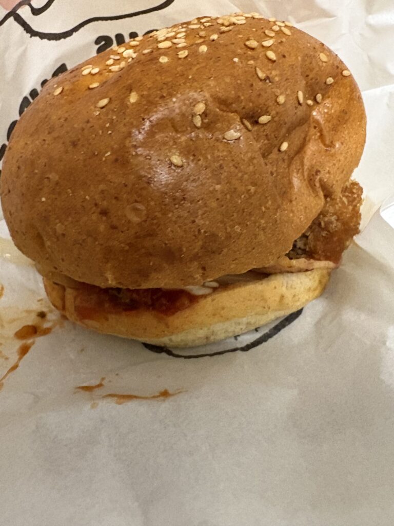 龍神しいたけバーガー
