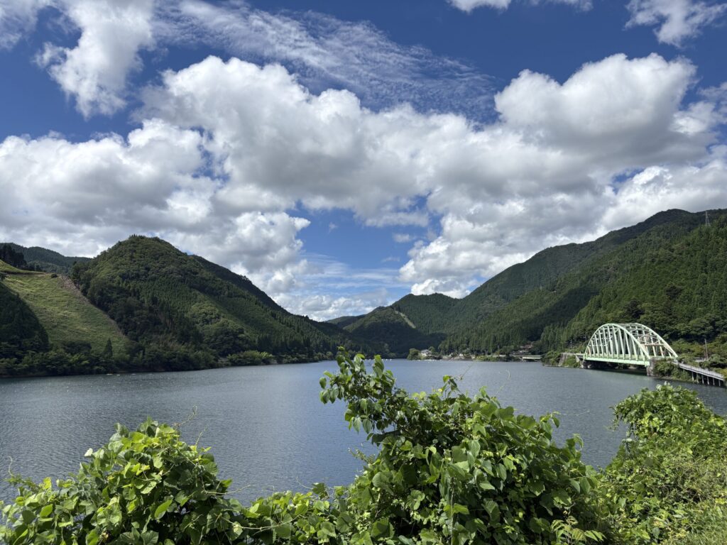 湖の景色