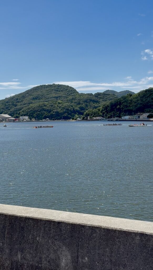 ペーロンの練習風景