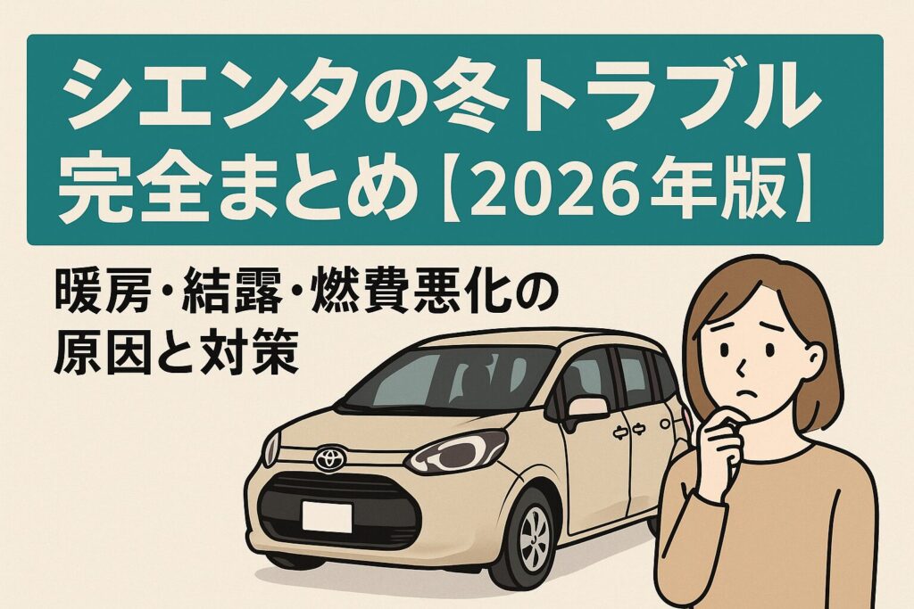 暖房・結露・燃費悪化の原因と対策