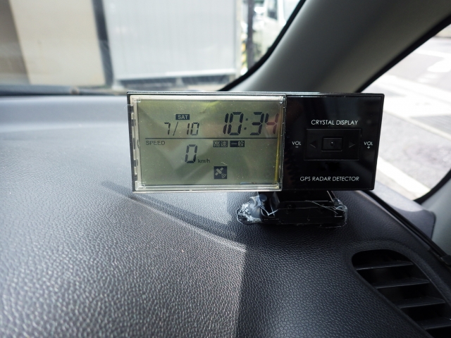 走行中でも確認しやすい配置