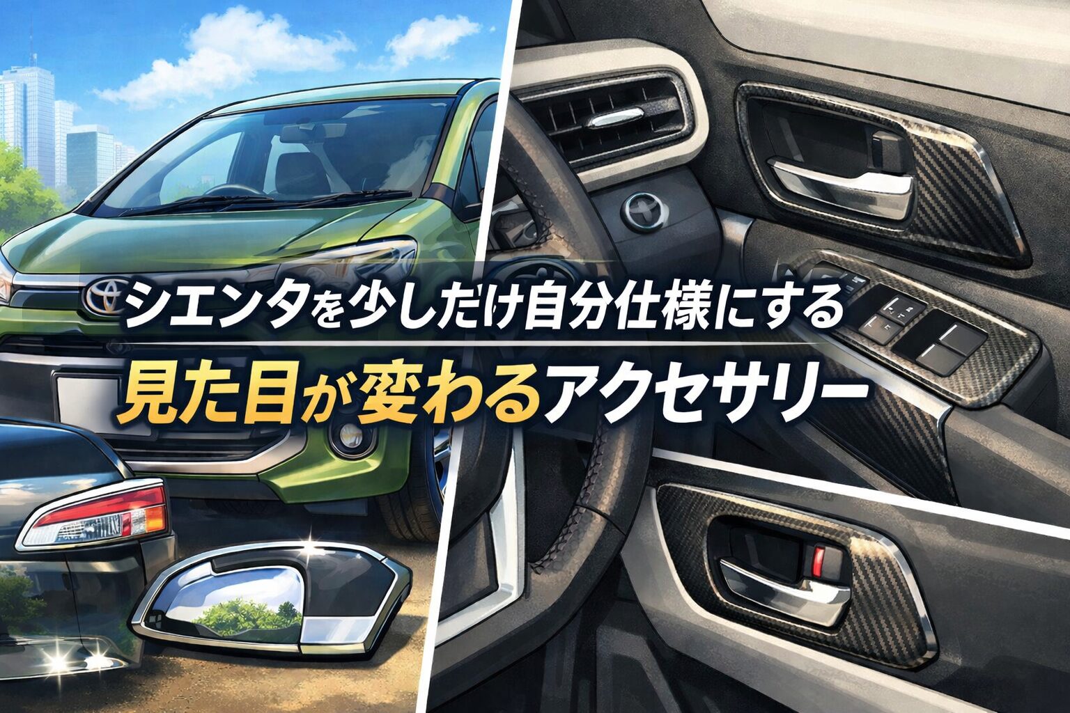 さりげなく見た目を変える