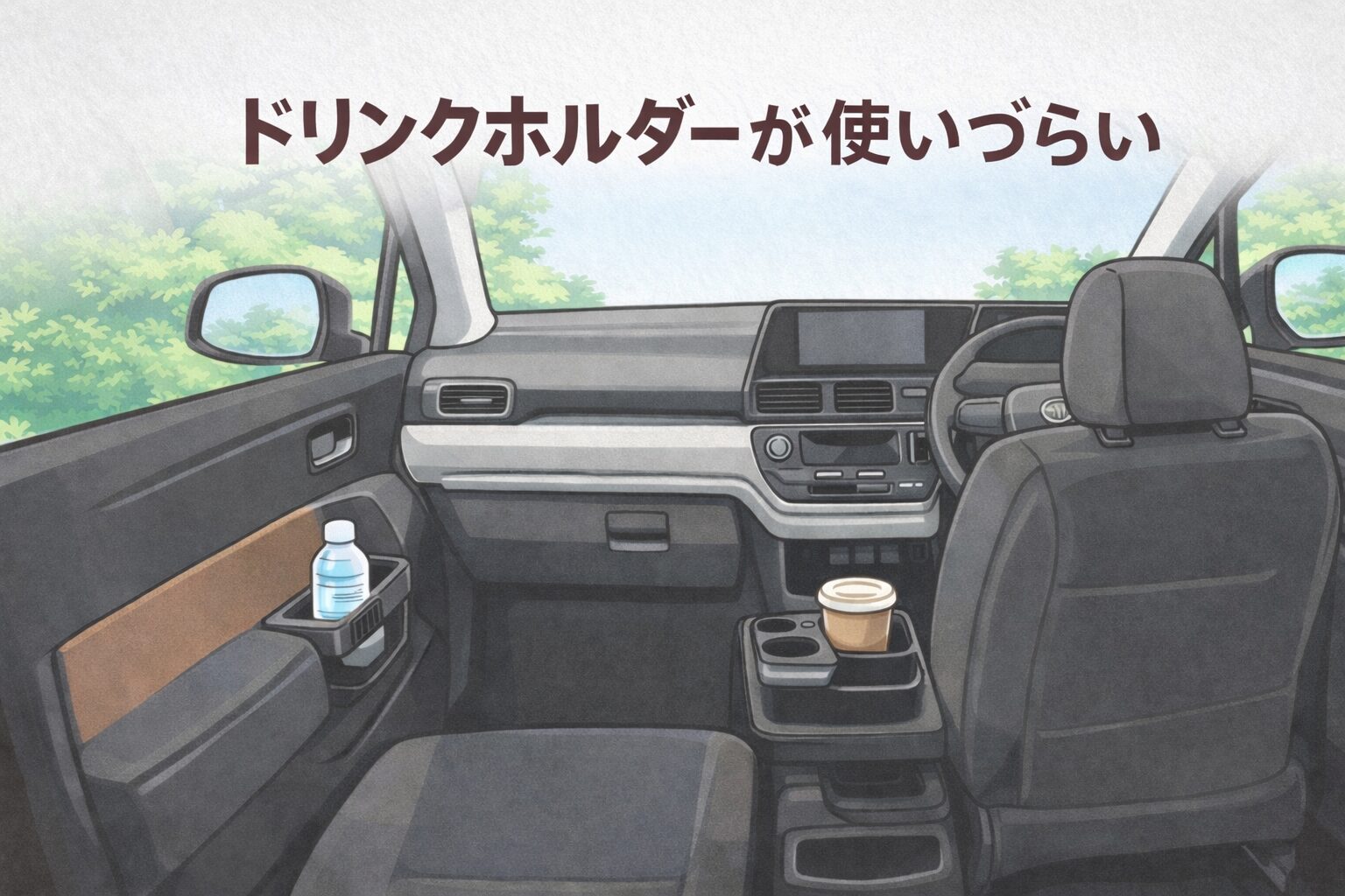シエンタのドリンクホルダー、実際どう？