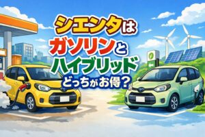 ガソリンとハイブリッド、何年で差が出る？