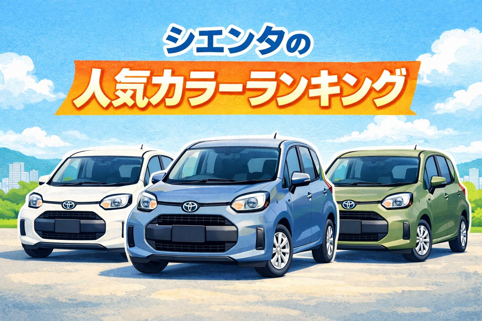 人気色を実車目線でチェック