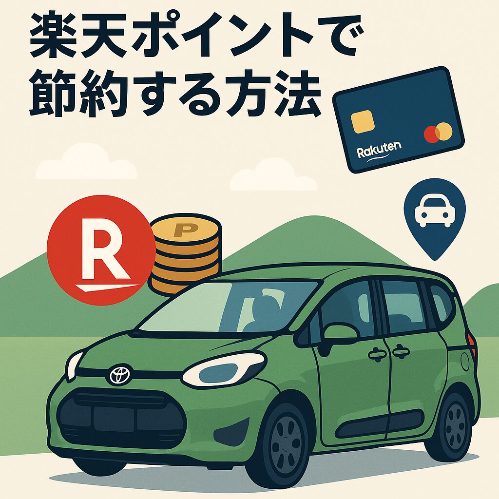 楽天カードと楽天モバイルを活用して、シエンタの維持費を効率よく抑える方法を紹介。