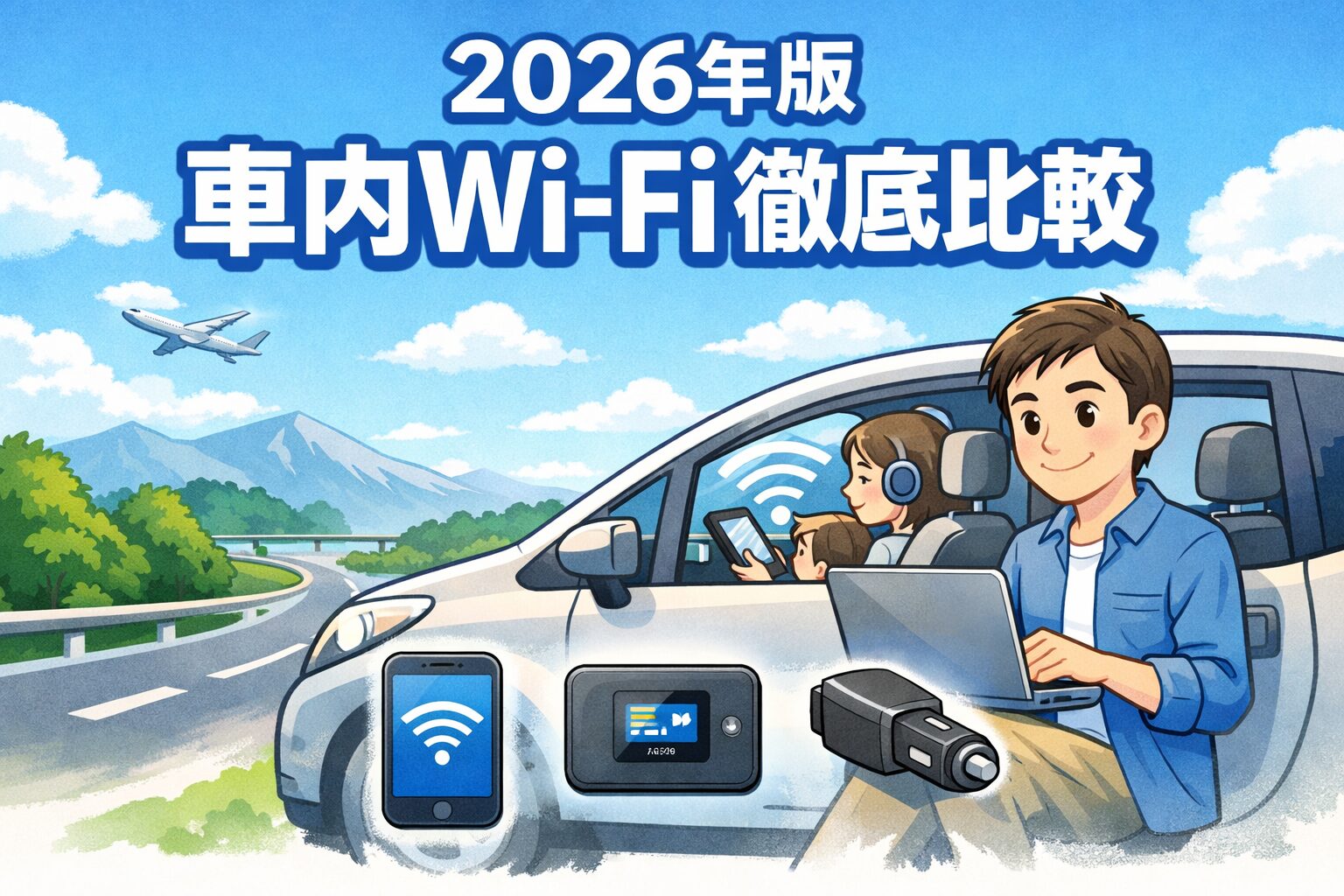 車内で使えるWi-Fiはどれが正解？