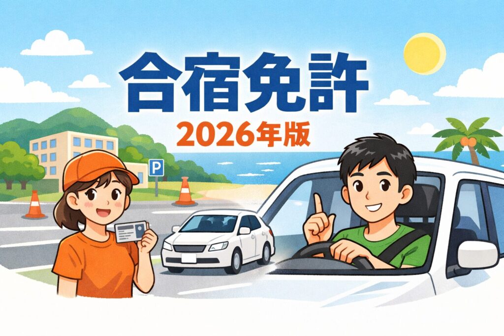 合宿免許を2026年の最新情報で比較