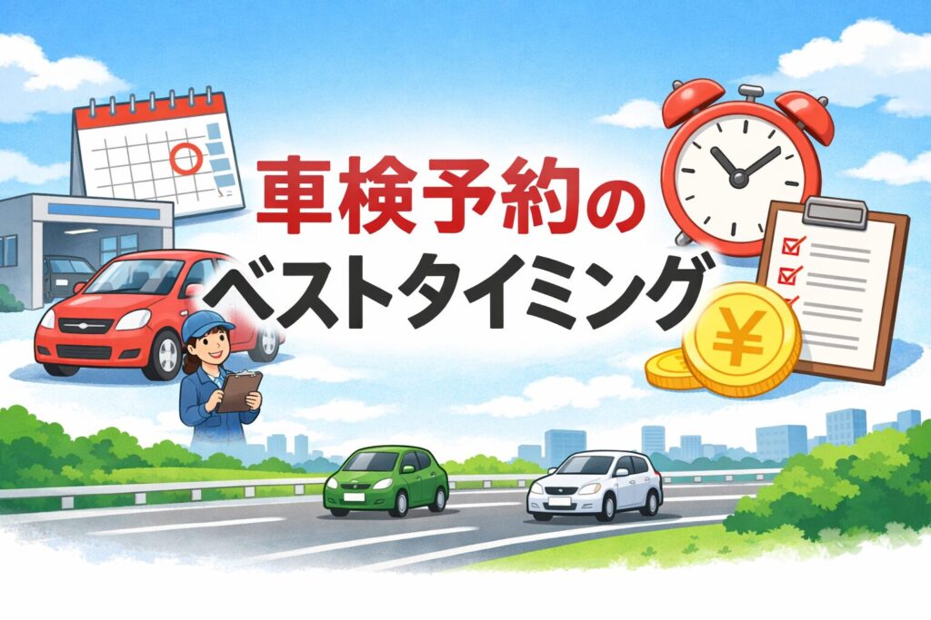 車検はいつ予約するのが正解？