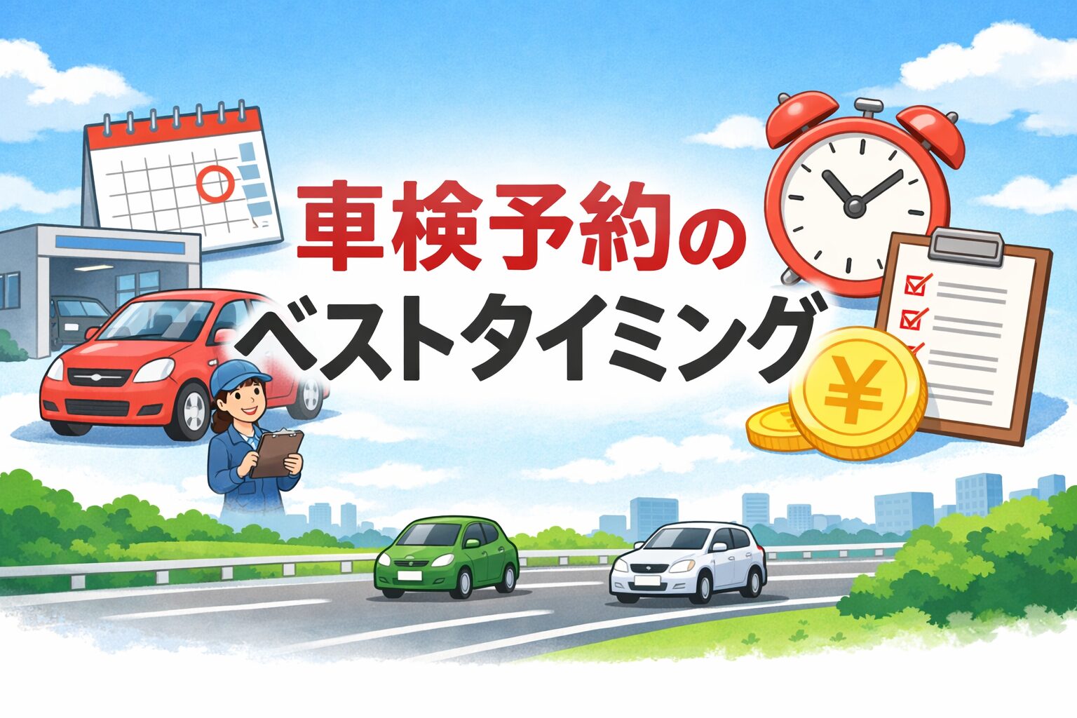 車検はいつ予約するのが正解？