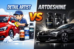 国産ケミカルとグラフェンコーティングの違いを比較