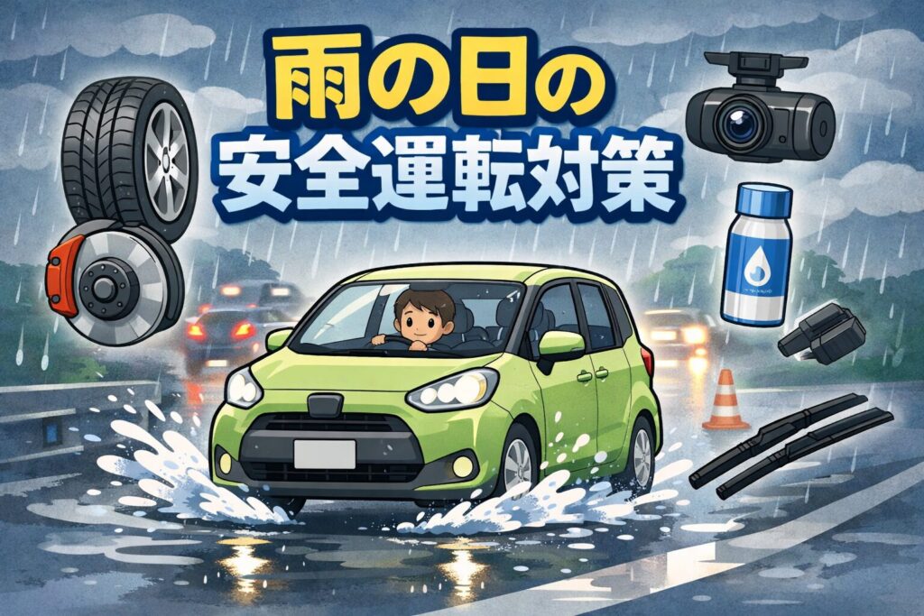 視界確保と安全装備で事故を防ぐ