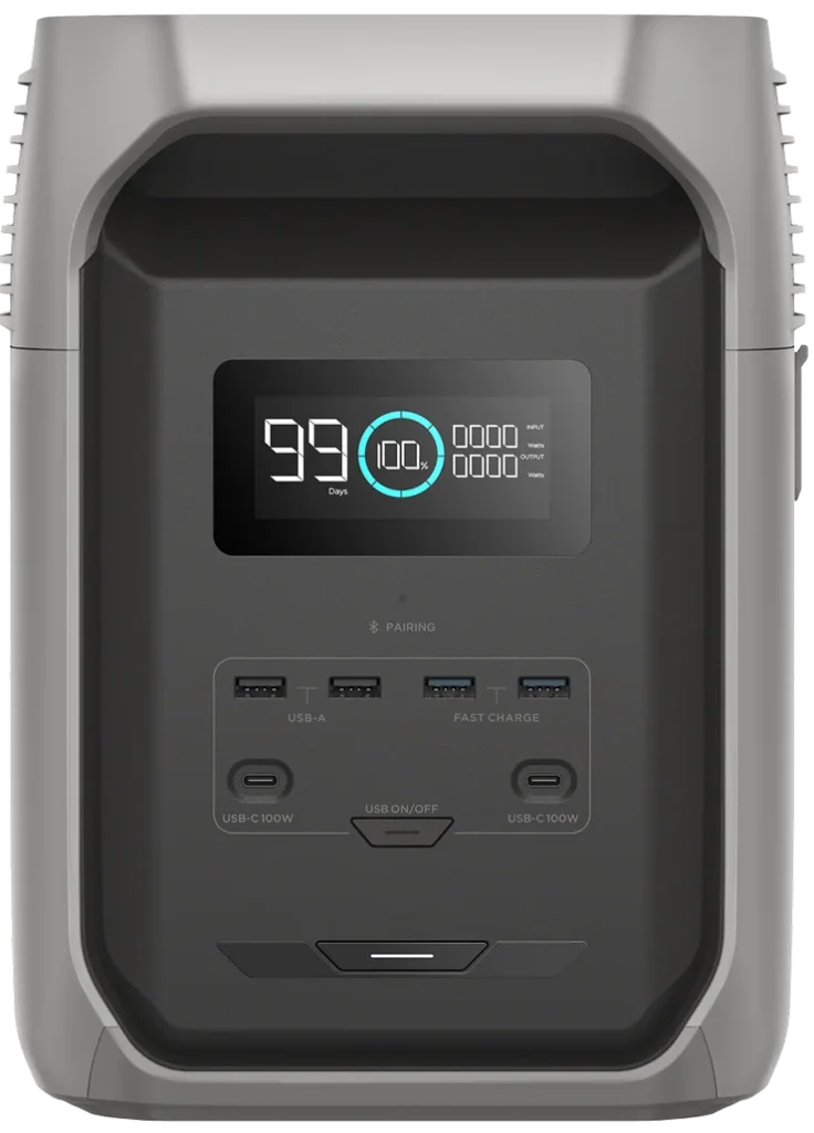 防災推奨マーク取得のEcoFlowポータブル電源