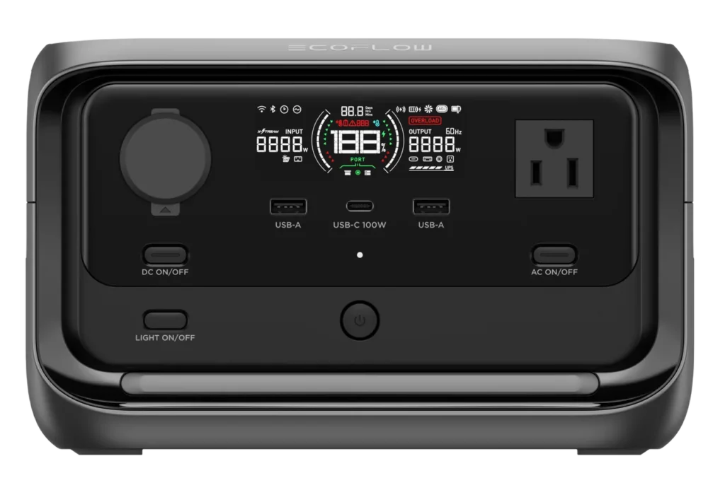 車中泊や防災に使えるEcoFlowポータブル電源
